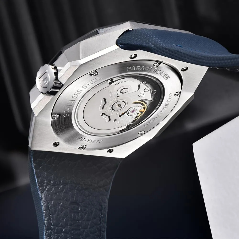 Pagani trainer worthiness Design Men's Automatic Mechanical Pointer Watch Skeleton Tourbillon Waterproof Luminous Fashion Casual Wristwatch Chronometer HaiQin 