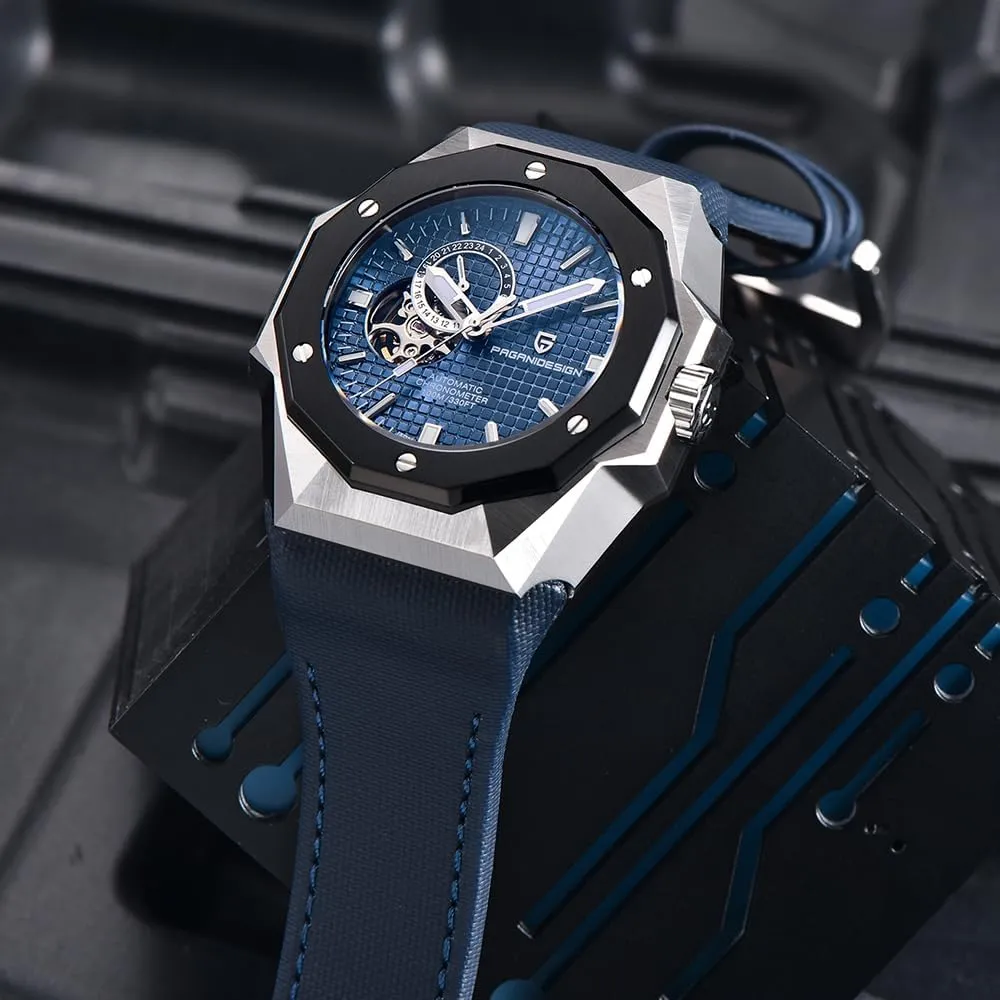 Pagani trainer worthiness Design Men's Automatic Mechanical Pointer Watch Skeleton Tourbillon Waterproof Luminous Fashion Casual Wristwatch Chronometer HaiQin 