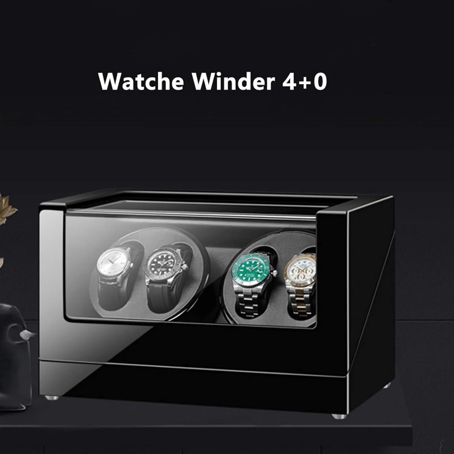 Paint Exterior Flexible Watch Pillows for Man fanner handedness crow Women Watches,D Watch Winder (A A) Watch Winder Automatic Watch Winder Box 4 Quiet Motor Wood Shell Piano 