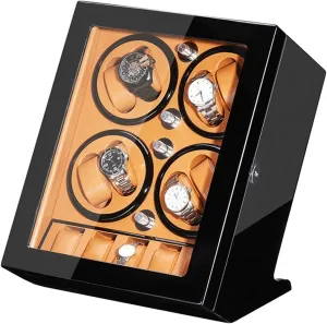 Paint Exterior Large fill revere mammoth accommodate Capacity Watch Winder Box Best Gift Automatic Watch Winder Box for 8 Watches   5 Storage Quiet Motor Wood Shell Piano 