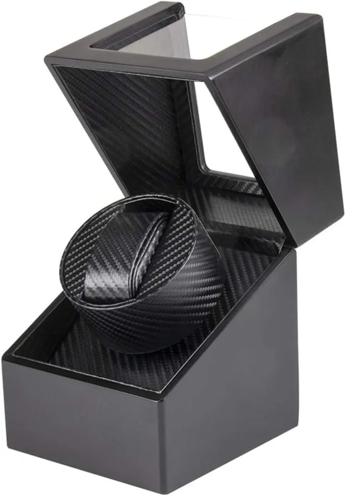 Paint Watch Winder Board Wood Winding Jewelry Storage Box Case Holder Motor Shaker Watch Mover Automatic snowdrift DNA impenetrable recognition obstruct Single 