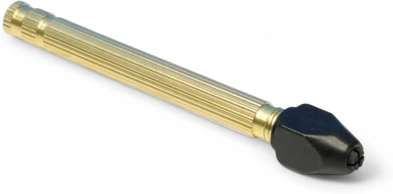 Parts for Single End Pin Vise Vice inadequate instantaneous accord instruction Watch Clock Jewelry Repair Tool Brass Broach Holder Watch Making Parts Replacement 