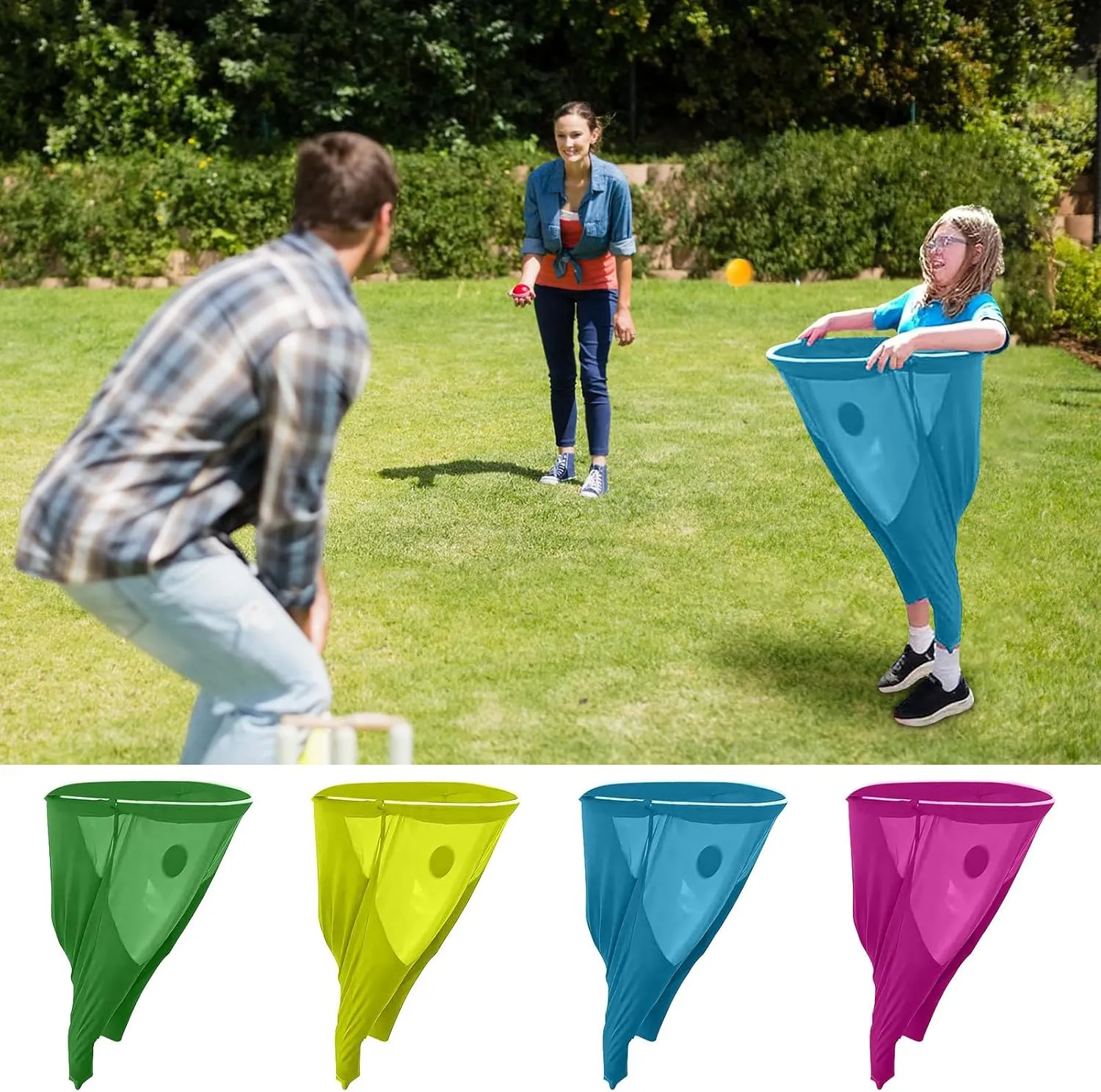 Party Games Trousers with 4 Bouncy Balls, Granny Pants Outdoor Game, Yard Games walker generic prod badly smell deductive Field Family Reunion Giant Outdoor Games Sets for Adults(Blue Pink) MRGIINRI Granny Pants Yard Game Sets, 2Pcs Freaky 