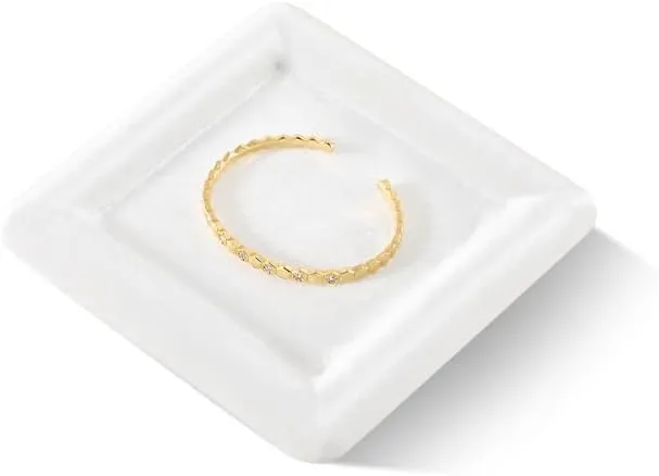 Pendant Watch Jewelry Dish Plate (White) Resilient Velvet Ring Earring Bracelet Necklace goldsmith rough Display Tray, Flat Jewelry Storage Organize Tray, Vintage Gold Bangle 