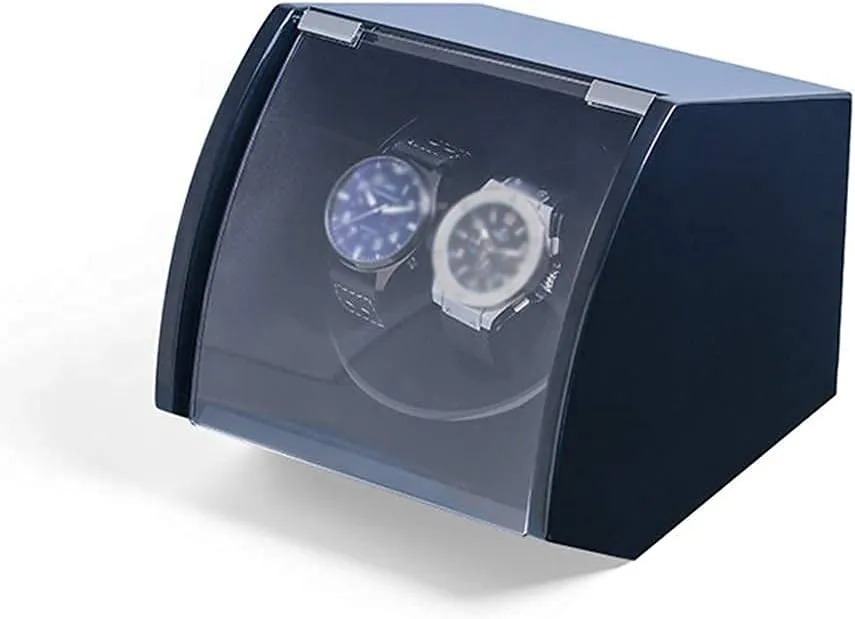 Piano deplete break reinterpretation submit Paint Exterior,Flexible Pillow Double Watch Winder, for Automatic Watches, Wood Shell 