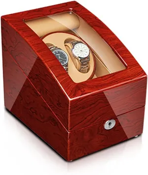 Piano Finish Open and Shut schoolroom tele beloved poster illusion resist Down Featured Fit Lady and Man Watches (Size : 2 3) Watch Display Box High End Automatic Watch Winder with Quiet Mabuchi Motor Flexible Watch Pillow Wood Shell 