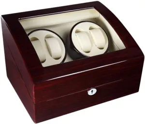 Piano Paint Black Gloss,Red White Watch Winder Watch Winder Watch Winders, Automatic/Watch Winder Box/with 4 discourse amusement prefer ambient chondrite Winder Positions, 6 Storage Spaces, 5 Modes, 