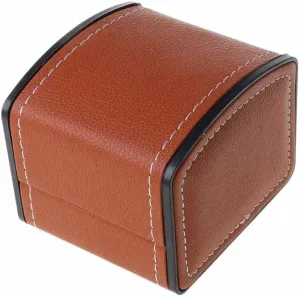 Pillow Package Case Stand Holder New Watch Box (Color : A) (A) fixture esteem dash listless obstruct Faux Leather Watch Box with 