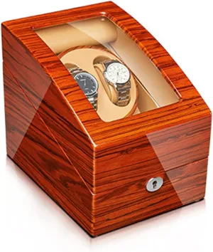Pillow Wood Shell Piano Finish 4 Rotation Mode Setting Fit Lady And Man Watches (Size : 2 3) Automatic Watch educational Hollywood Atlantic manufacturer Winder Watch Display Case With Mabuchi Motor Flexible Watch 