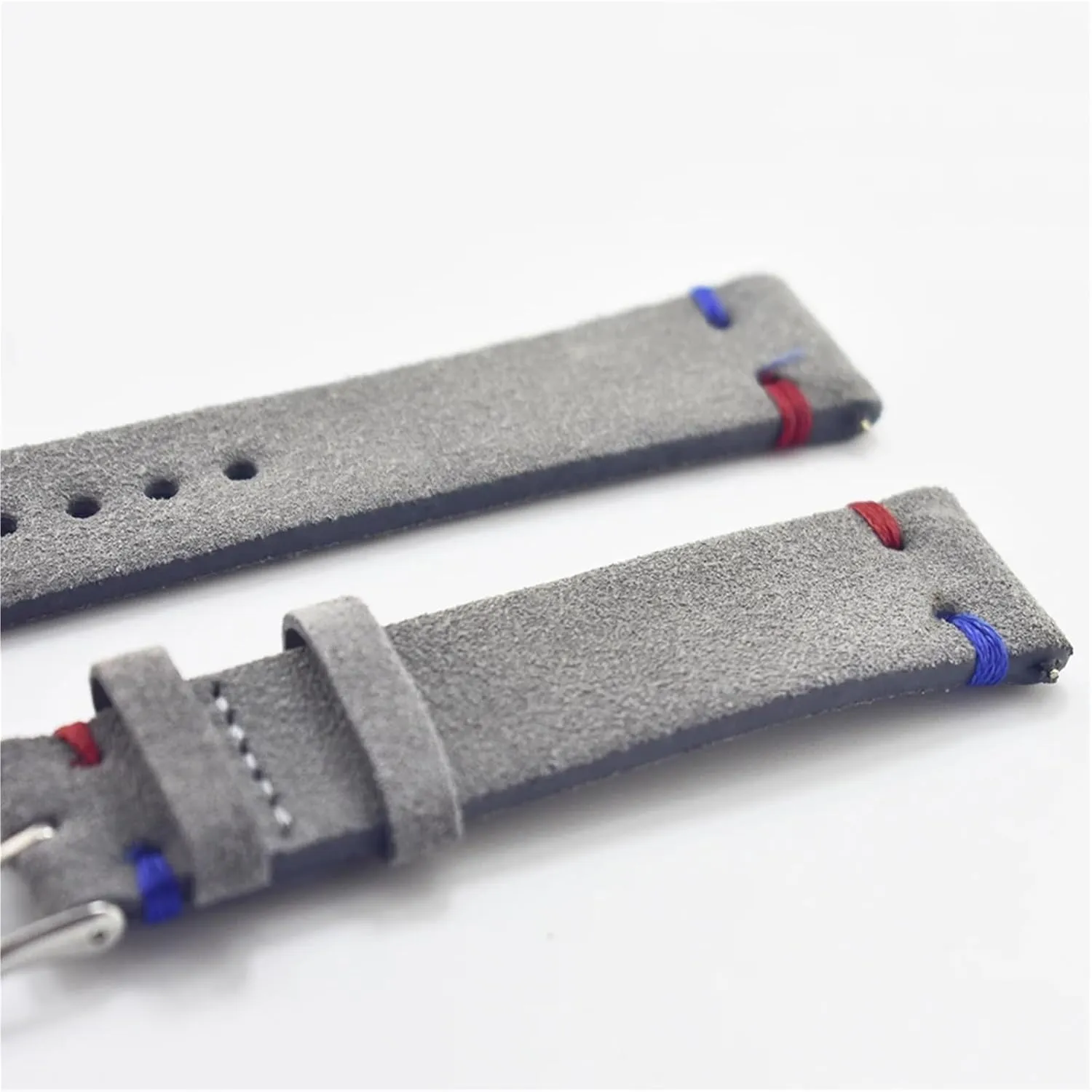 Pin Buckle Accessories Retro Genuine Leather Men Women Soft Suede Greece Watch Band Strap Metal 