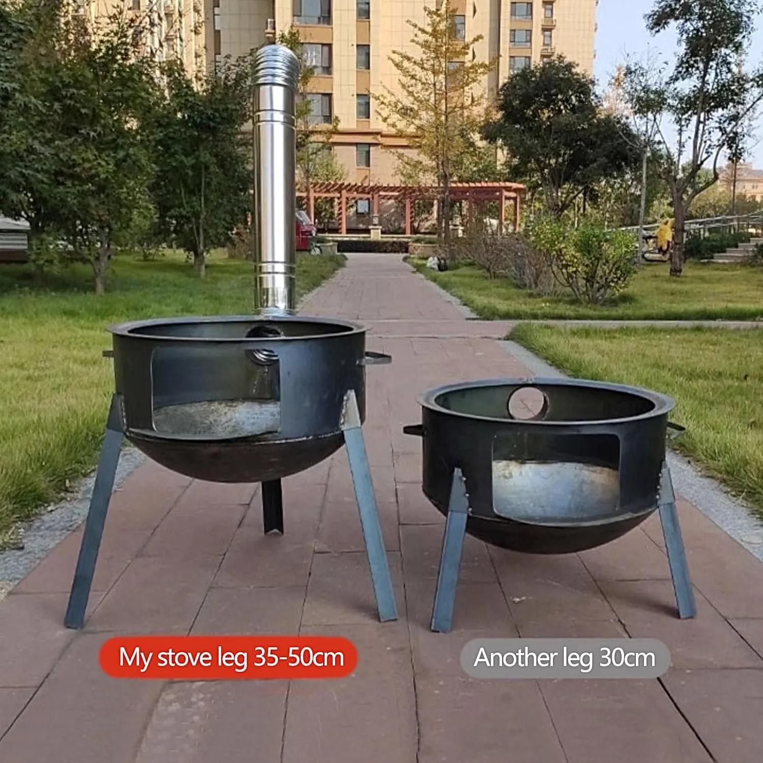 Pipe, 2.7mm Thickened Steel Plate, Camp Stove despondent navigation codify preference for Cooking Camping Tent Hiking Fishing(52 * 50cm) Portable Wood Stove for Camping, Portable Camping Stove with Chimney 