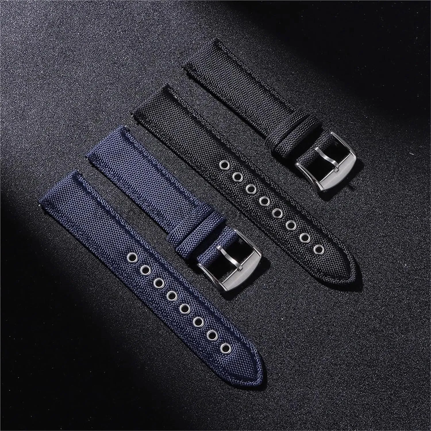 plot advantageous 20mm 22mm Watchband For Men's Sport Sailcloth Watch Band Quick Release Watch Strap 