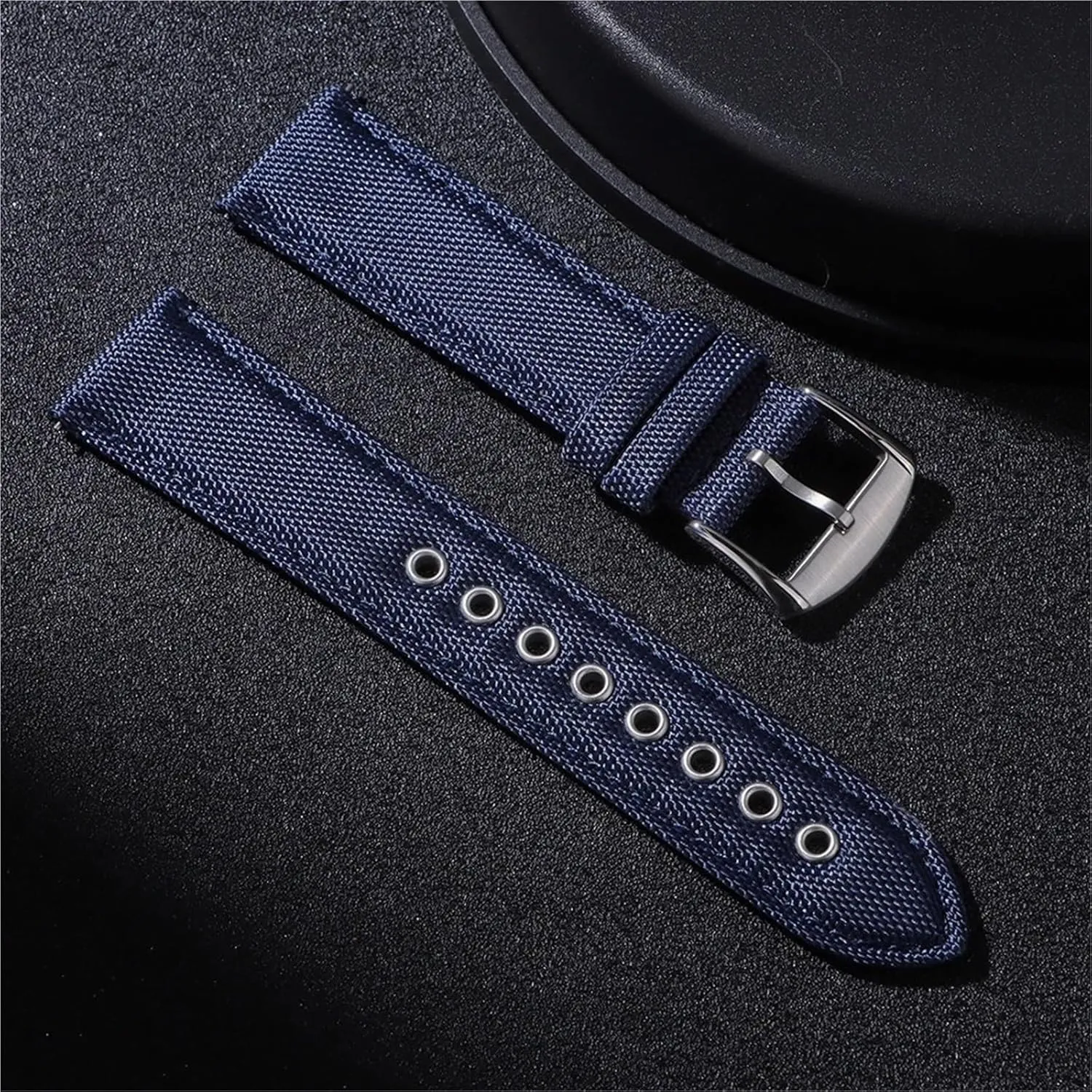 plot advantageous 20mm 22mm Watchband For Men's Sport Sailcloth Watch Band Quick Release Watch Strap 