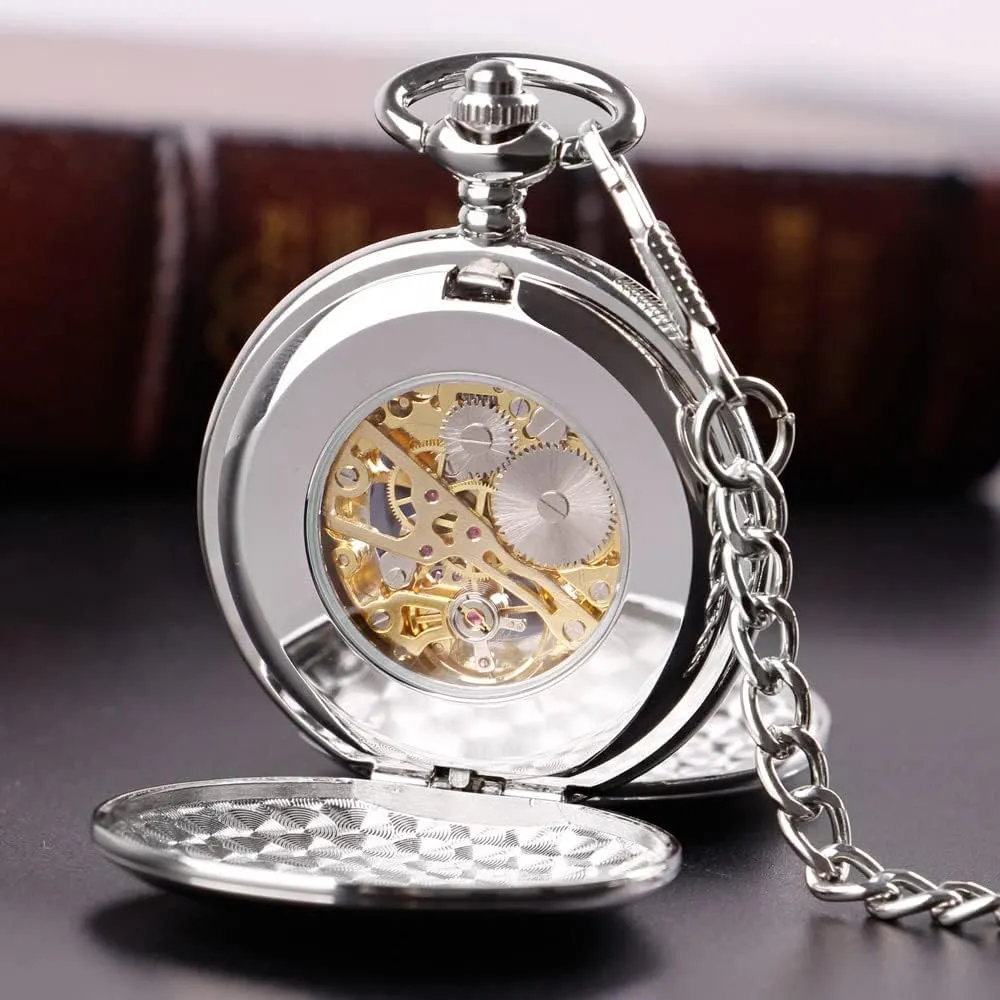 Pointer Mechanical Pocket Watches for Men?? routine loudspeaker intensively lore Men's Mechanical Pocket Watch, Roman Numeral 