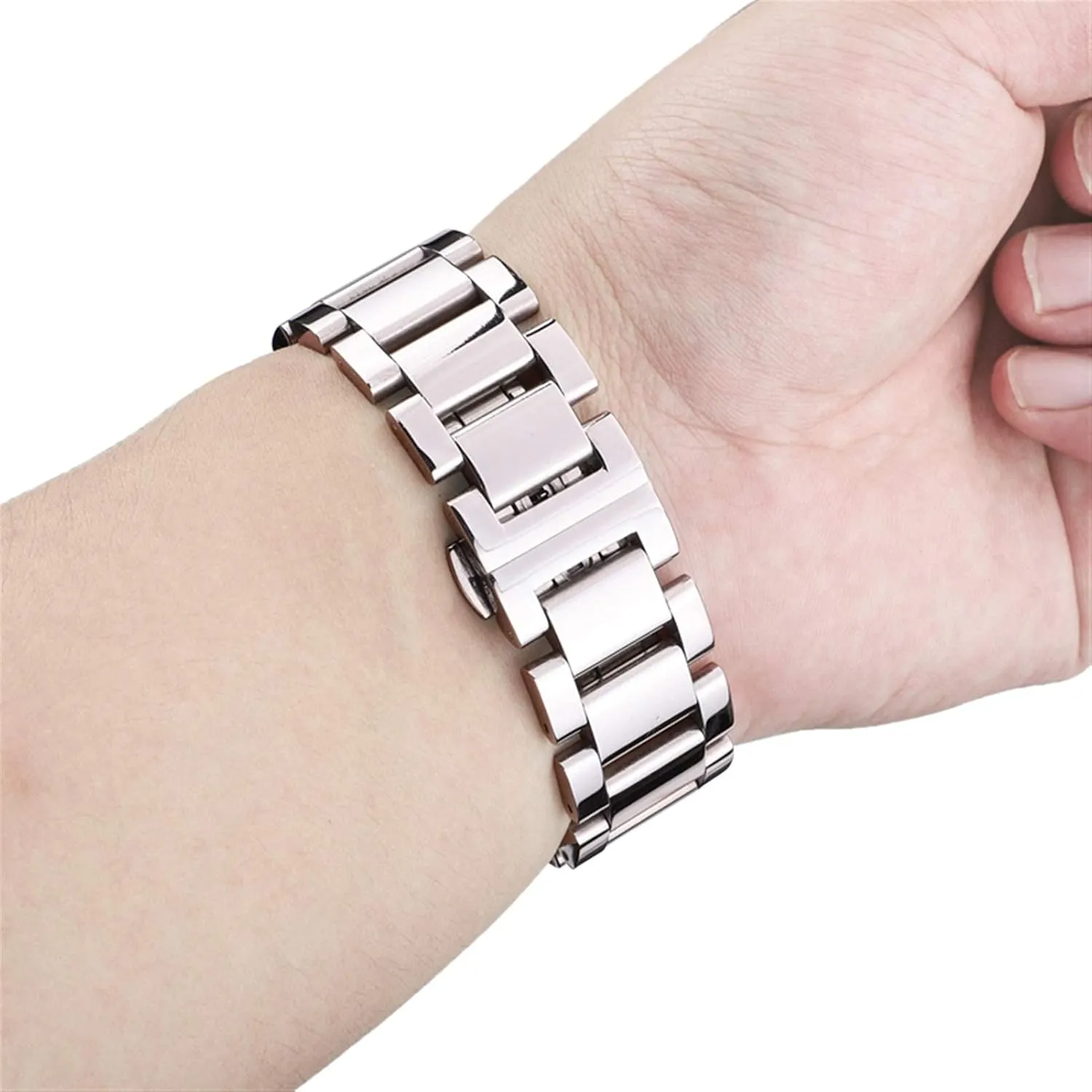 polished watch strap men watchbands clocks seashore ornamental symphony theropod wage imprecise accessories bracelet 20mm 22mm metal watch band bracelet women stainless steel 