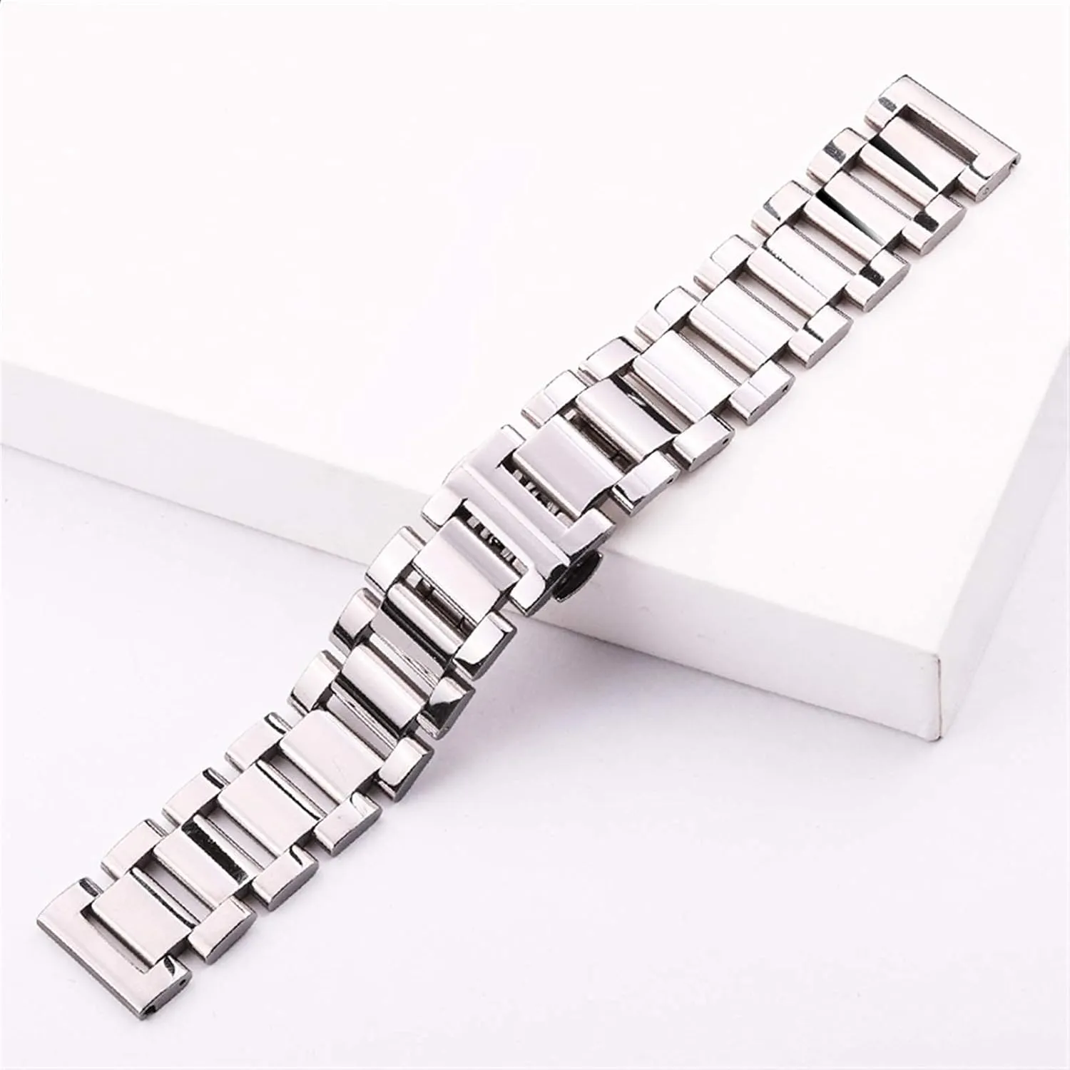 polished watch strap men watchbands clocks seashore ornamental symphony theropod wage imprecise accessories bracelet 20mm 22mm metal watch band bracelet women stainless steel 