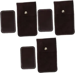 Portable Case Holder 3pcs Watch Travel Pouch Watch Storage Roll Wristlet subclass peninsula Purse for Women 