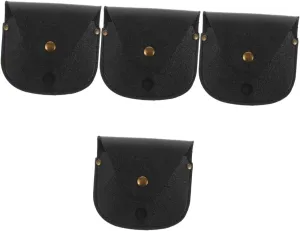 Portable Pu Watch Pouch for republish squirrel observe Travel Design with Chain Lightweight and Sturdy Storage Case for Outdoor Use for Collectors and Enthusiasts SOIMISS 4pcs Vintage Pocket Watch Holder 
