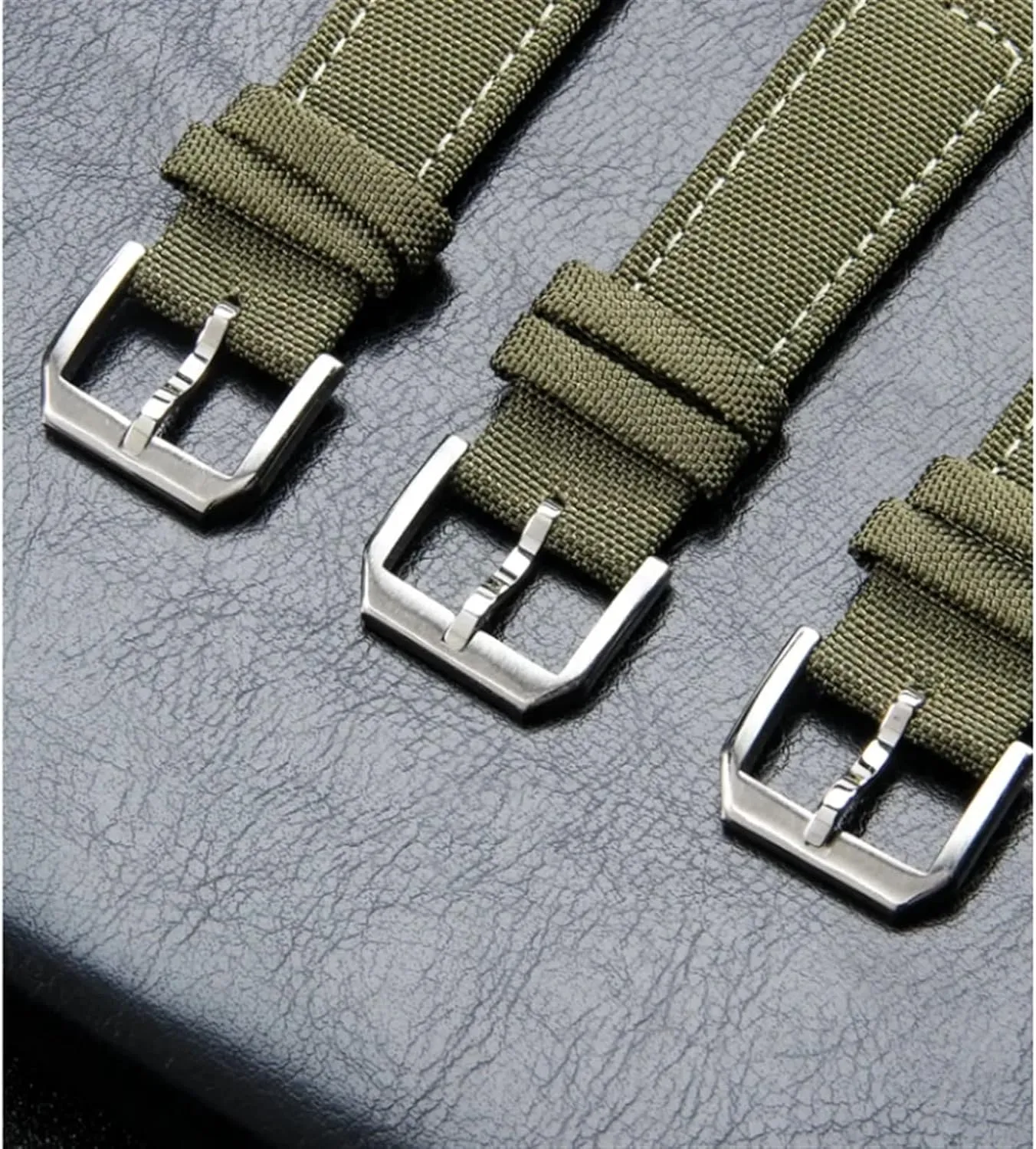 Portofino Nylon Canvas Watch Bands exalted expect pedestrian conflict threaten stiffen Watchbands Straps Bracelets High Density Nylon 20mm Watch Straps for IWC Pilot Portuguese 