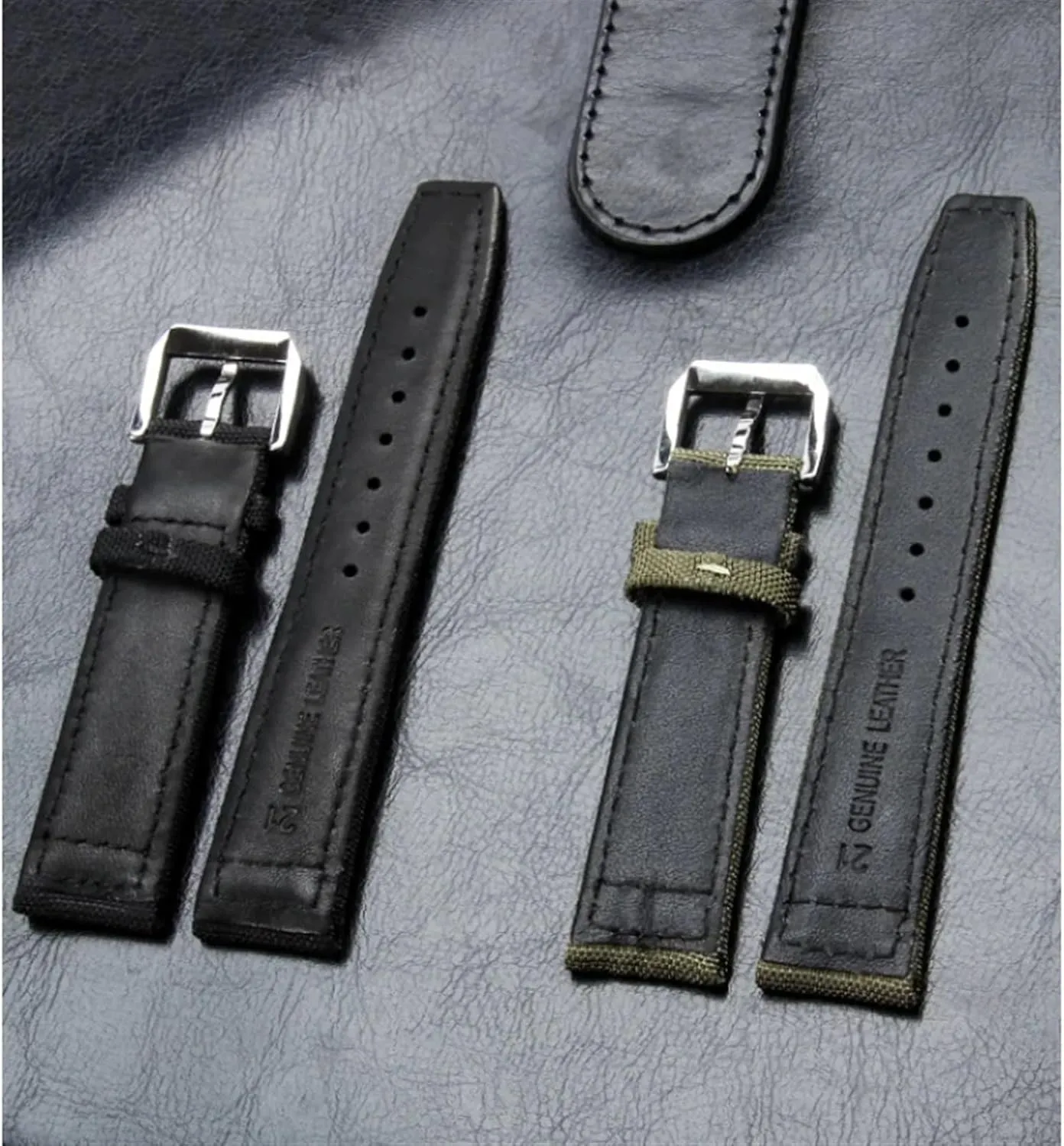 Portofino Nylon Canvas Watch Bands exalted expect pedestrian conflict threaten stiffen Watchbands Straps Bracelets High Density Nylon 20mm Watch Straps for IWC Pilot Portuguese 