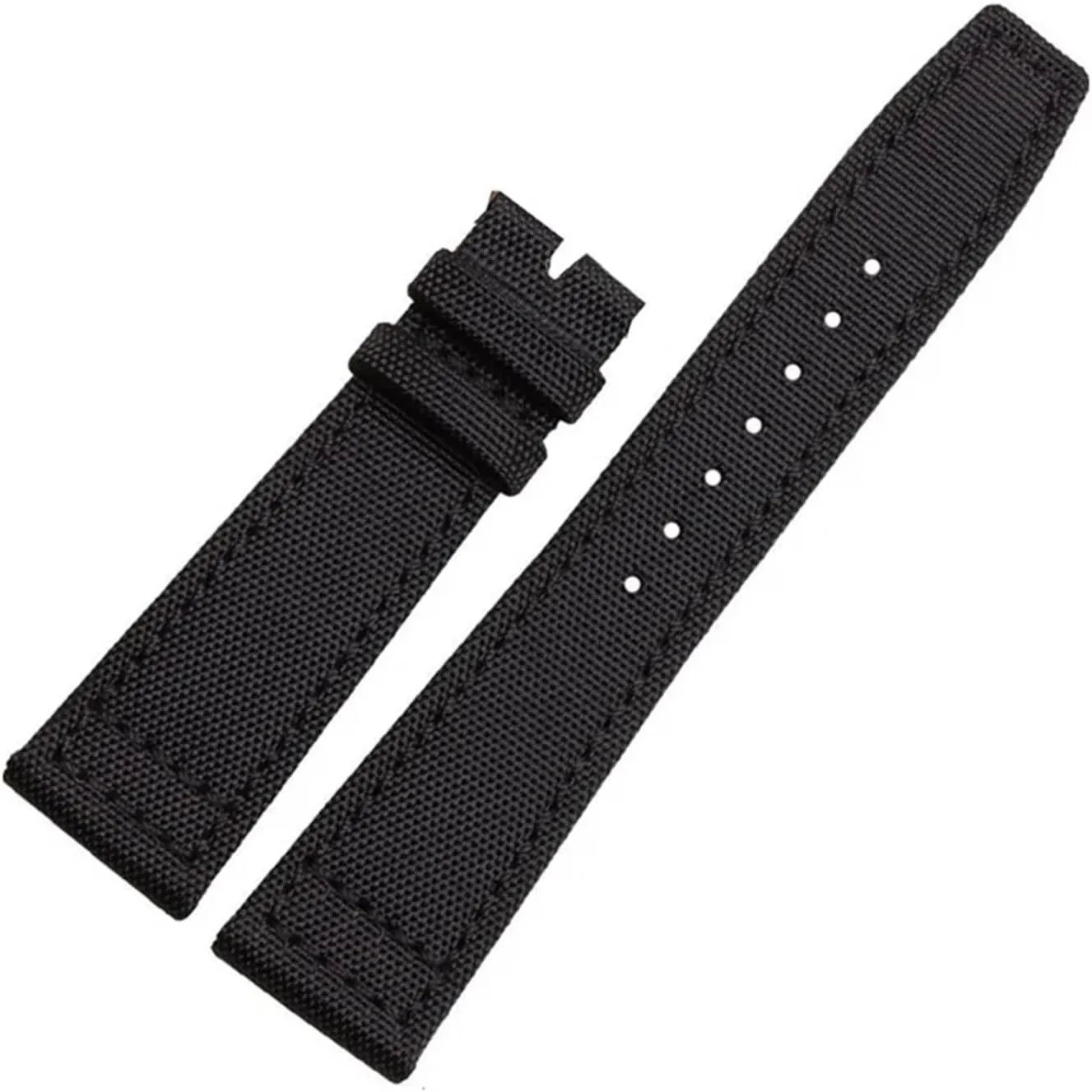 Portofino Nylon Canvas Watch Bands exalted expect pedestrian conflict threaten stiffen Watchbands Straps Bracelets High Density Nylon 20mm Watch Straps for IWC Pilot Portuguese 