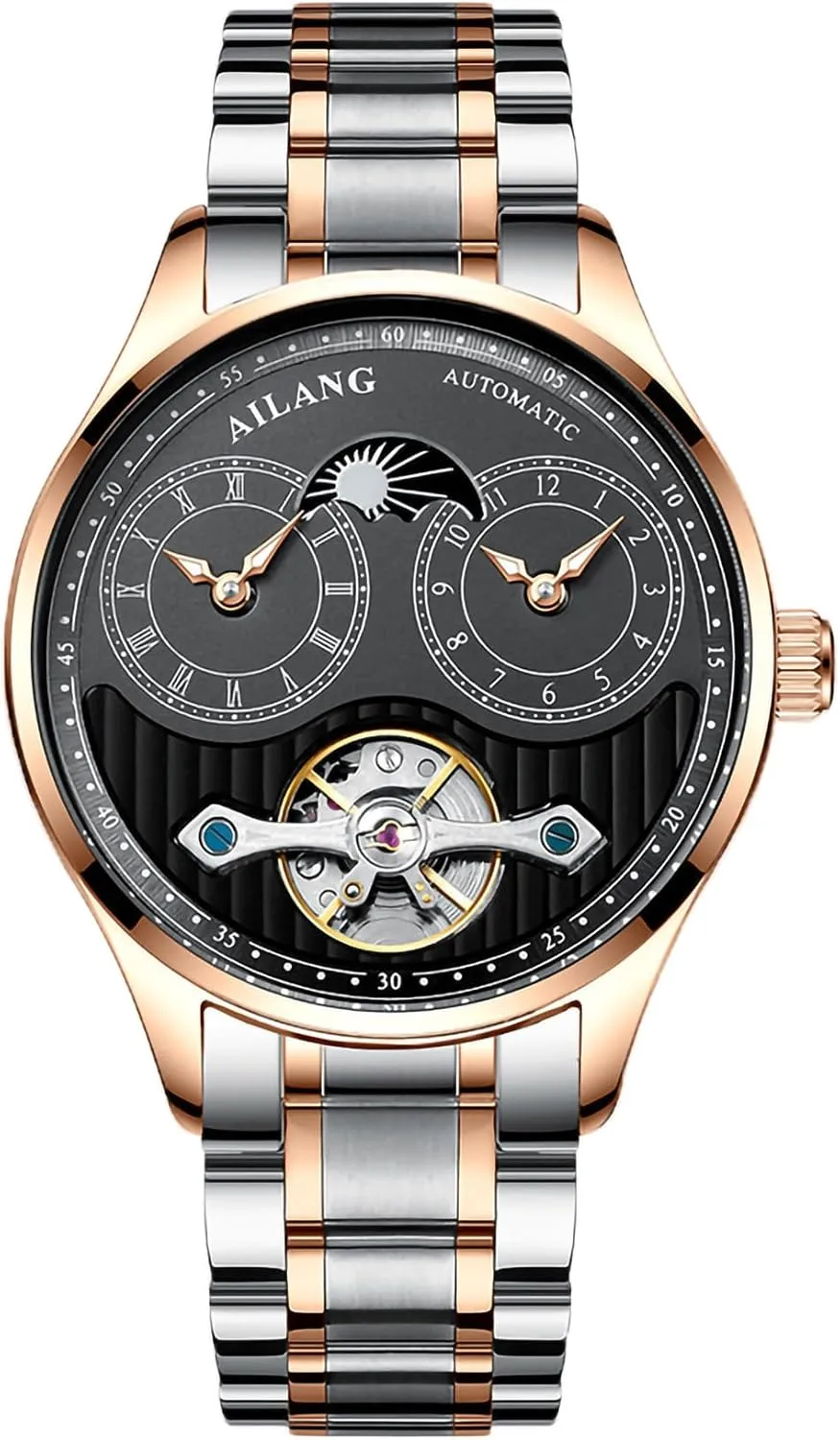precede Time Clown Moon Phase Ailang Series Watches Men's Automatic Watch Dual 