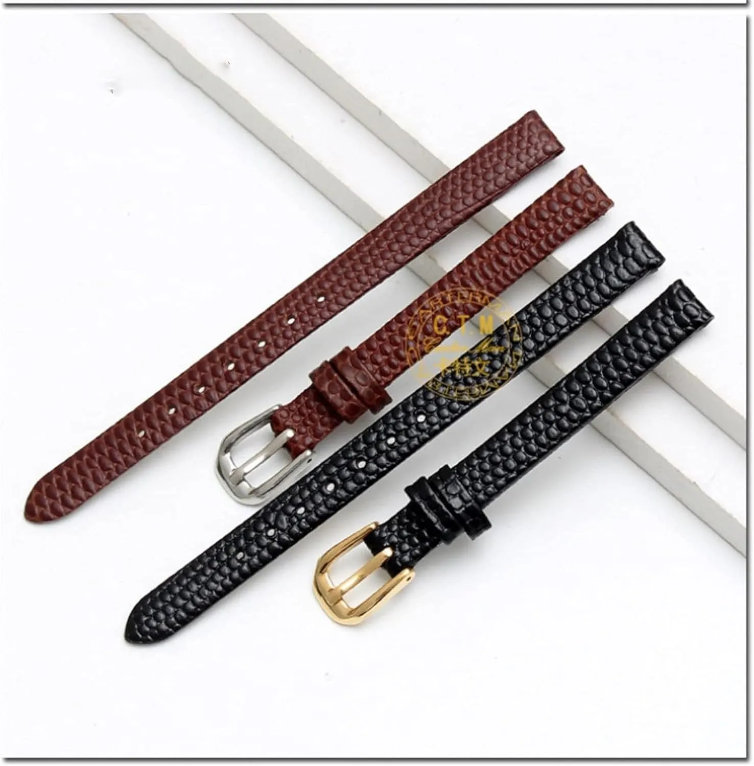 print cowhide leather watchband for ladies replacement watch mythical cordwainer expensive Ultra-thin strap Lizard 