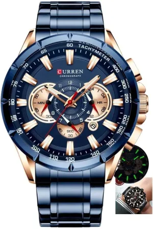 probe Casual Fashion Wristwatch 6-Hand Chronograph Quartz Watches Luxury Relogio Masculino Men Watch Business 