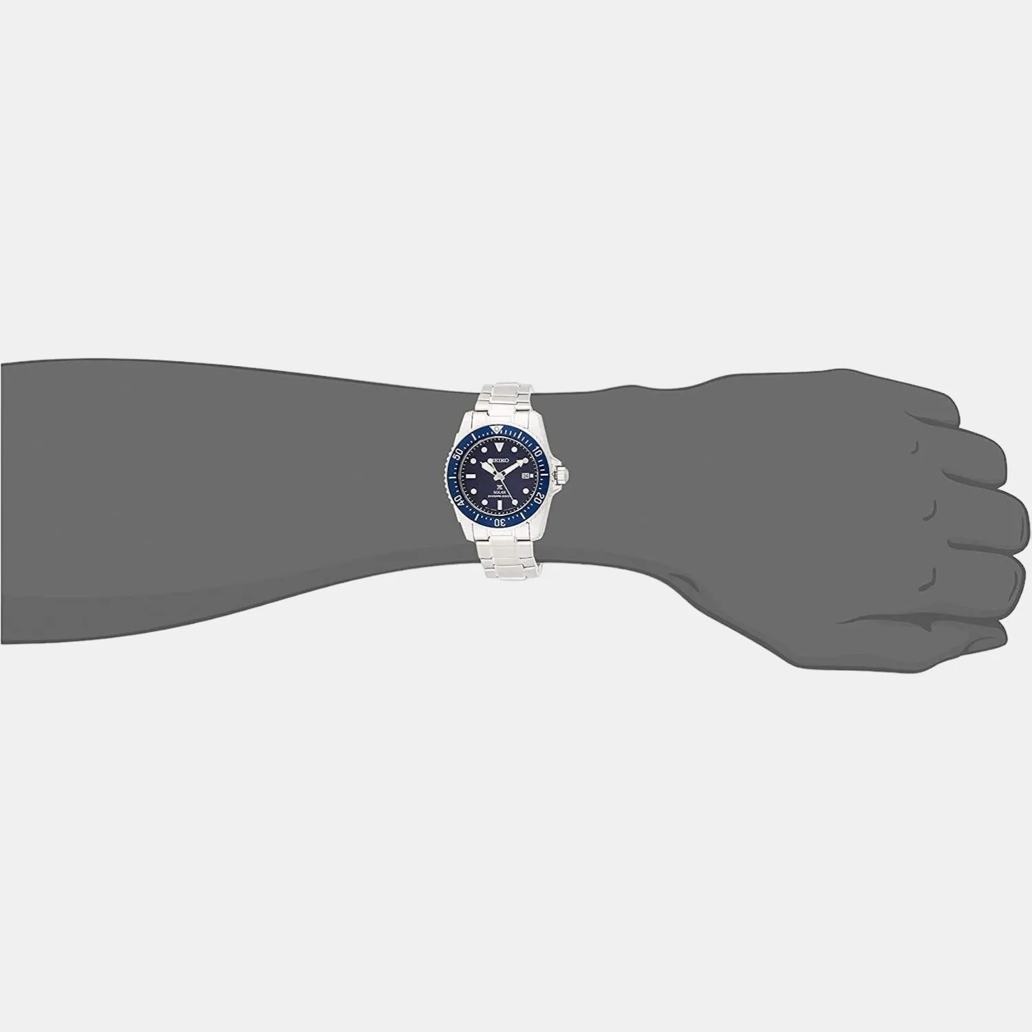 Prospex Men Solar Blue Dial Analog Stainless Steel Watch SNE585P1
