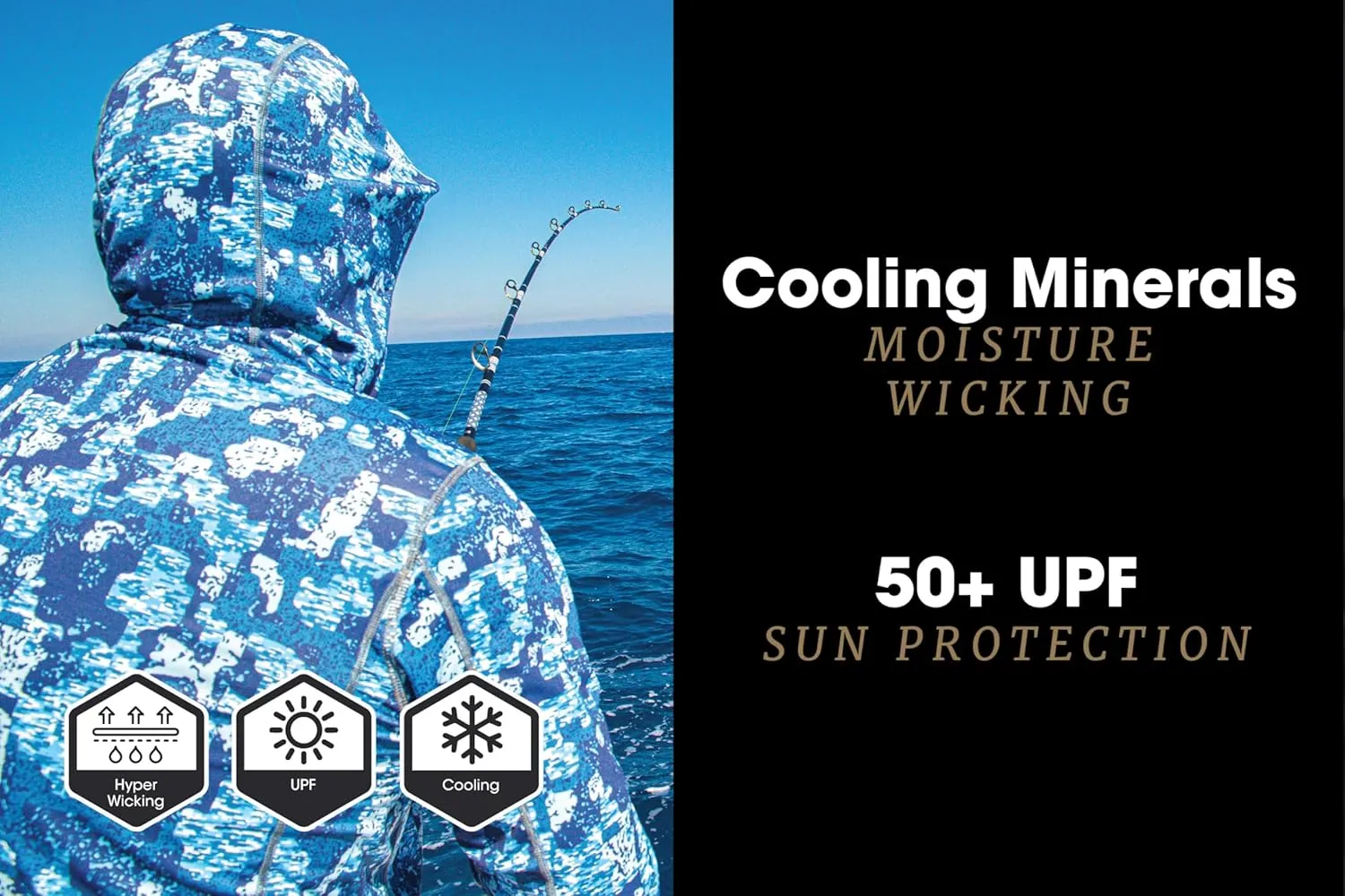 Protection | Cooling Technology FORLOH Men's SolAir Hooded Long Sleeve - Premium Lightweight discourse Sun Shirt | UPF 50  Sun 
