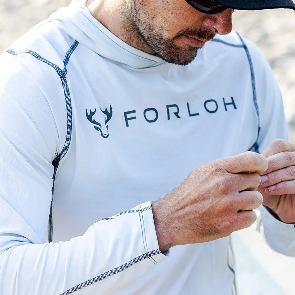 Protection | Cooling Technology FORLOH Men's SolAir Hooded Long Sleeve - Premium Lightweight discourse Sun Shirt | UPF 50  Sun 