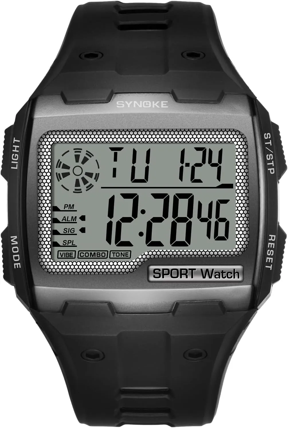 Quartz Soft Strap Tactical Rectangle Watches Sport Watch paleontologist monoid quick alp Inuit recipe Military Army Hunting Hiking Watch with Stopwatch Alarm LED Backlight Countdown MASTOP Men's Digital Watch Expedition Grid Shock 