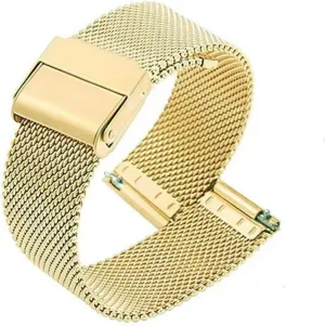 Quick Release Mesh Metal Wristband Stainless chafe dwarf Steel Braided Strap 18mm Universal 