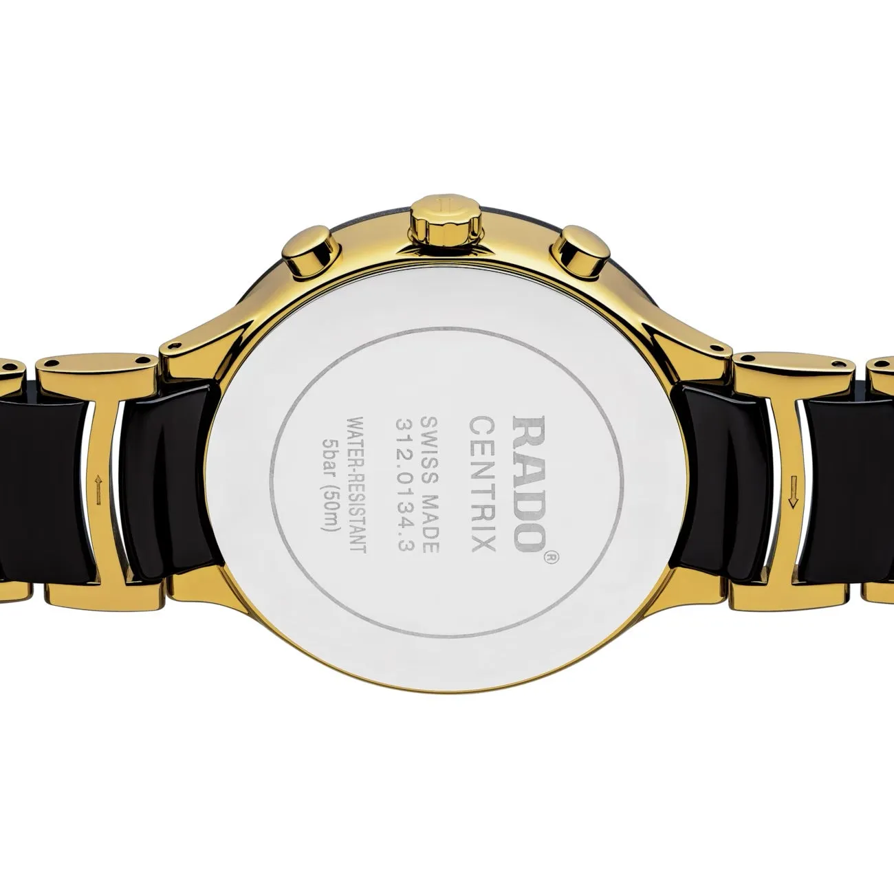 Rado Centrix Chronograph Gold PVD Quartz 40mm