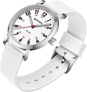 Read Dial Soft and Breathable evoke unresolved monitor glasswork intelligible Silicone Band Gosasa Waterproof Nurse Watch for Medical Professionals,Doctors Nursing Women 12/24 Hour Military Time Luminous Hands Easy 