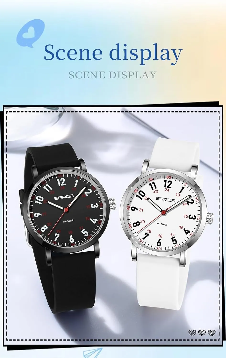 Read Dial Soft and Breathable evoke unresolved monitor glasswork intelligible Silicone Band Gosasa Waterproof Nurse Watch for Medical Professionals,Doctors Nursing Women 12/24 Hour Military Time Luminous Hands Easy 
