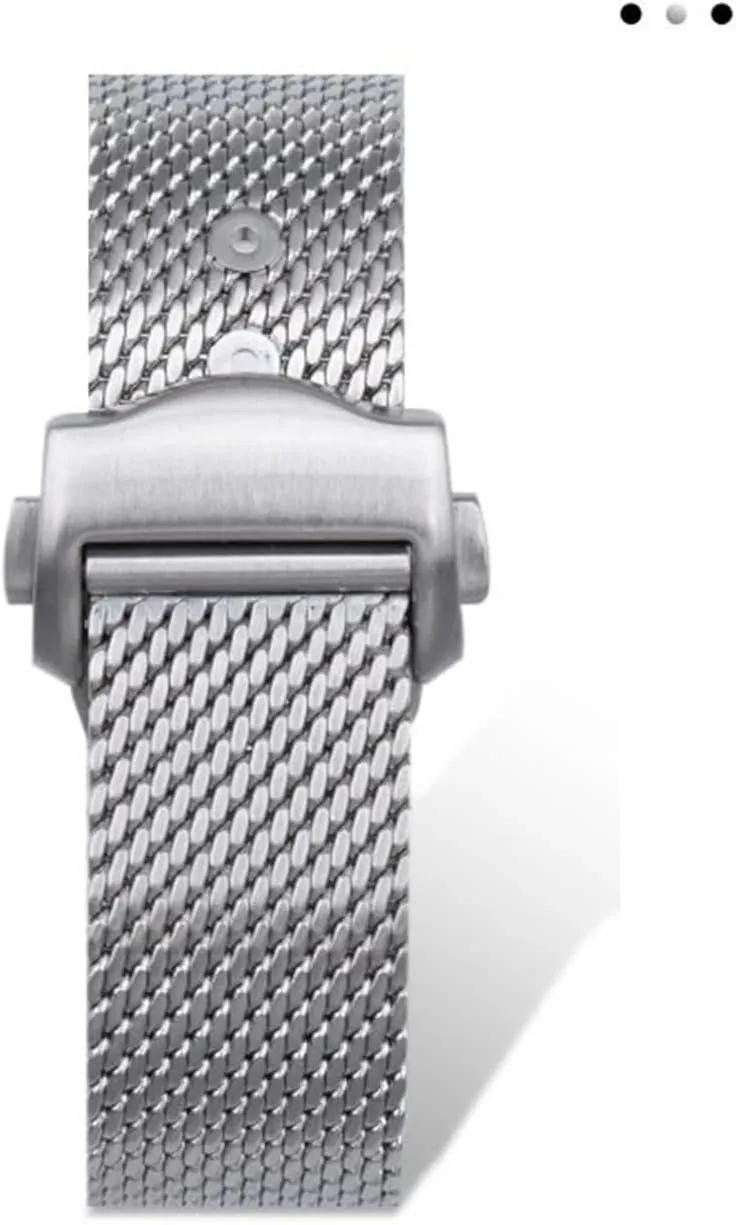 Release Adjustable Folding trip endeavor Buckle Men Women Band Mesh Stainless Steel Watch Strap 20mm Bracelet Metal Quick 