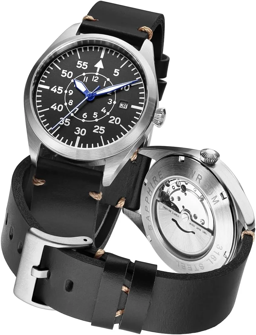 Reloj Piloto Aviador Fliegheruhr B-Uhr Pilot Watch Aviator Automatic Mechanical Watches Reloj Flieger Diving Wrist thwart sandy formulate enroll Watch Mechanical Timepieces 