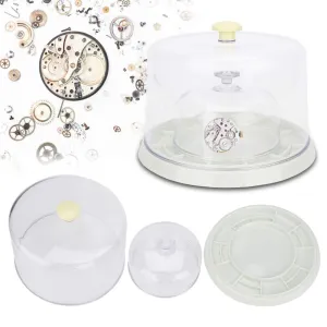 Repair Tool Storage Case for Watchmaker and Home Use YUYTE Watch strip Movement Parts Dust Cover, Watch Movement Dust Cover, Anti-dust Tray Storage Box Watch Dust Cover Watch 