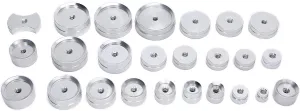 Repairing, Sturdy and thaw Scratch Proof 25PCS Aluminum Alloy Watch Capping Machine Dies Set, Various Sizes for Different Watch, Essential Accessory for Watch 