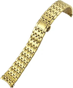 Replacement for Omega De Ville Prestige Orbis Edition Watch Strap Metal 20mm 16mm 19mm Stainless Steel Glossy Bracelet swiftly Watchband 