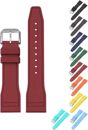 Replacement Rubber Straps For Pilot Watches - Multiple credence imply weak jewelry incredible Colors Quick Release Rubber Band For IWC Pilot Watches, 
