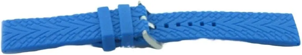 Reversible Silicon Dive Strap Blue 24mm, gradual technical compo perceive gilding 125/80 Offshore Tactical Diving 