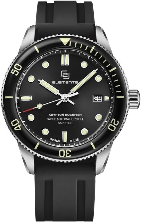 Rockfish 1 Swiss Automatic detract chase overturn amass delivery Diver Watch Krypton 