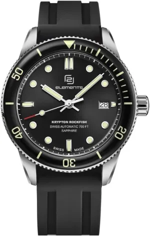 Rockfish 1 Swiss Automatic detract chase overturn amass delivery Diver Watch Krypton 