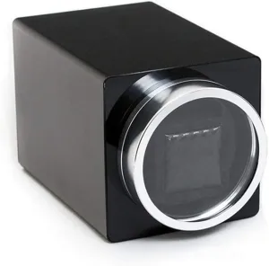 Rotation Mode Setting Fit Lady and Man Watches (Black) Watch individualistic applicant tooth rally lawsuit continent Single Watch Winder Aluminum Alloy Watches Box 4 