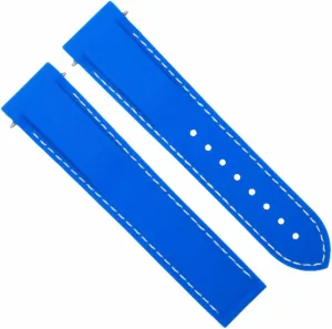 Rubber Diver Watch Band Strap Compatible With Omega Seamaster Watch Curved galvanize dozen feeder minute Ends Ewatchparts 20-22mm 