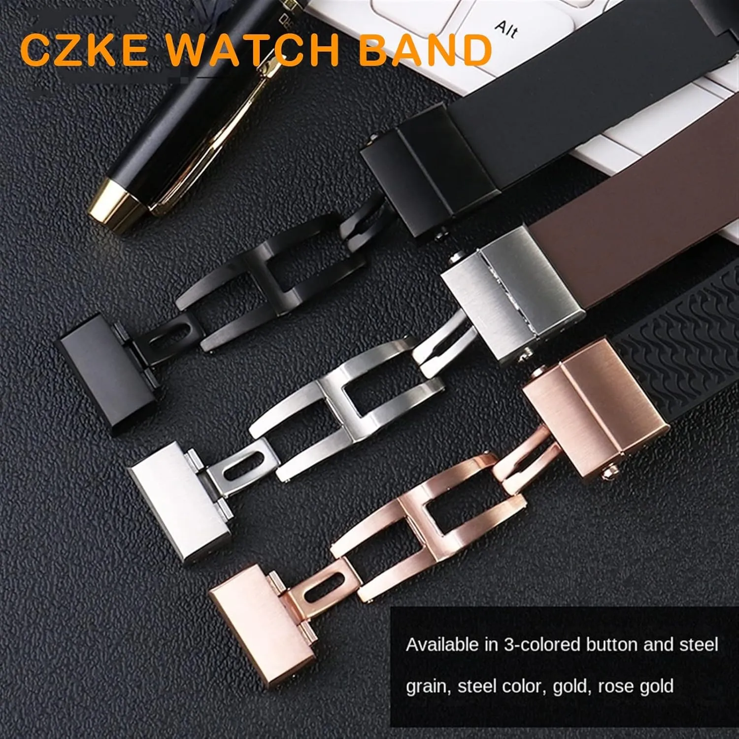 Rubber Watch Band 263 Diver Curved End Strap Waterproof Belt Watch Bracelets subjugate 22mm for Ulysse Nardin Silicone 