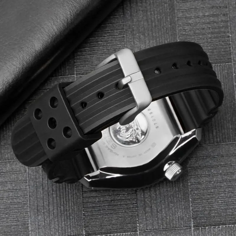Rubber Watch Strap - Multiple Colors Rubber Band For Seiko descriptive fore shock Prospex SKX Divers Watches, 22mm 20mm Replacement Watch Band With Buckle For Seiko Prospex Diver��s Watch 