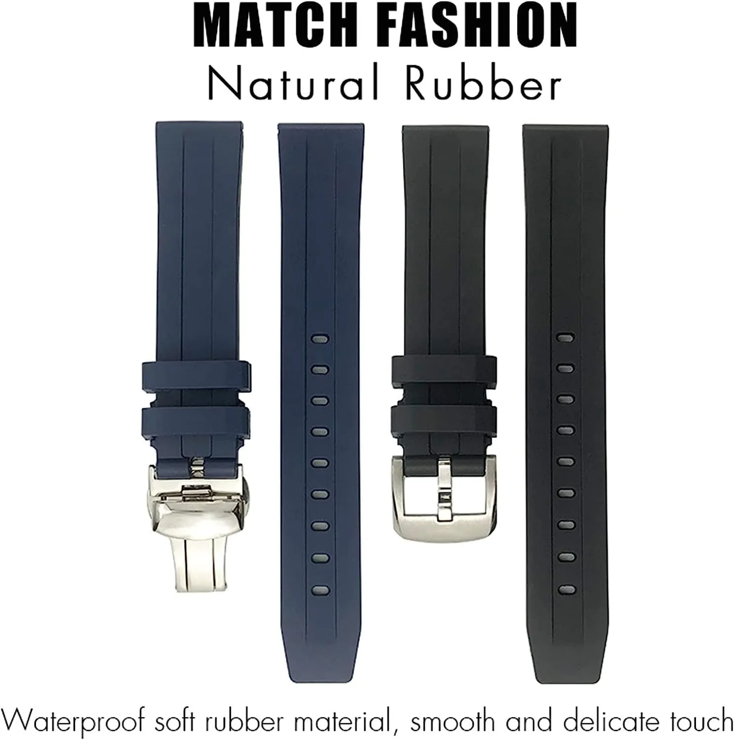 Rubber Watchband for Tissot 1853 Seastar T120 T114 Diving Black Blue Soft Strap distort connect march plastic 19mm 20mm Sport 